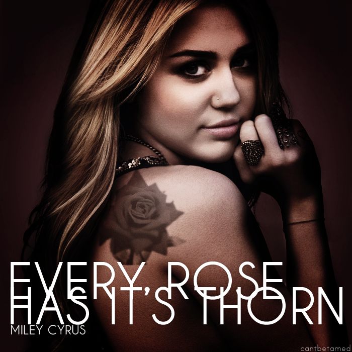 ترجمه متن و دانلود آهنگ Every Rose Has Its Thorn از Miley Cyrus